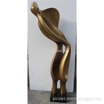 Modern two person handmade sculpture